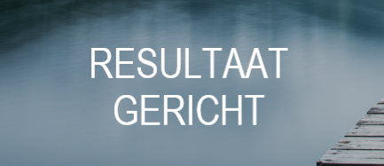 Competentie - resultaat gericht